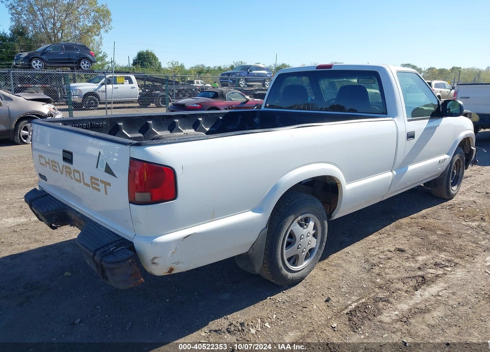 1999 CHEVROLET S-10 VIN: 1GCCS1443XK214361