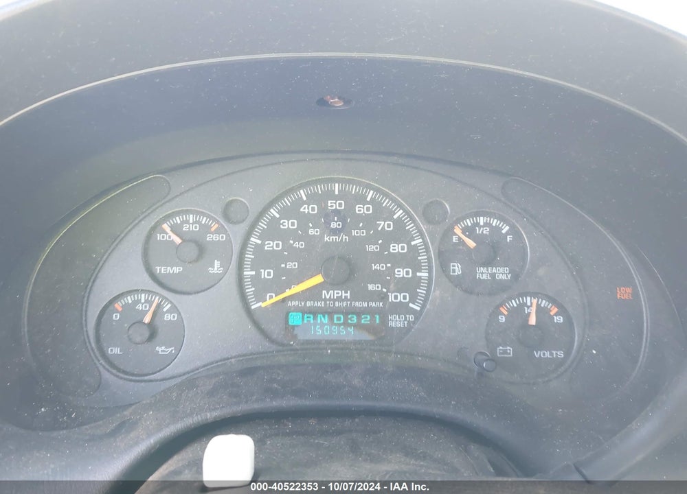 1999 CHEVROLET S-10 VIN: 1GCCS1443XK214361