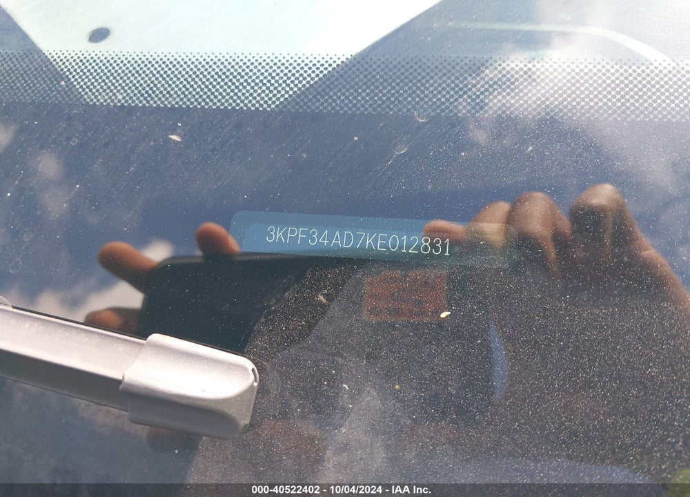 2019 KIA FORTE S VIN: 3KPF34AD7KE012831