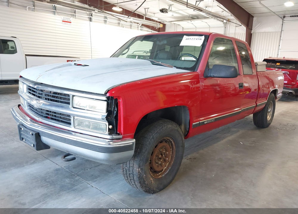 1997 CHEVROLET K1500 FLEETSIDE VIN: 2GCEK19R7V1291485