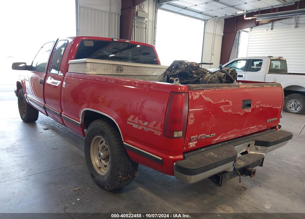 1997 CHEVROLET K1500 FLEETSIDE VIN: 2GCEK19R7V1291485