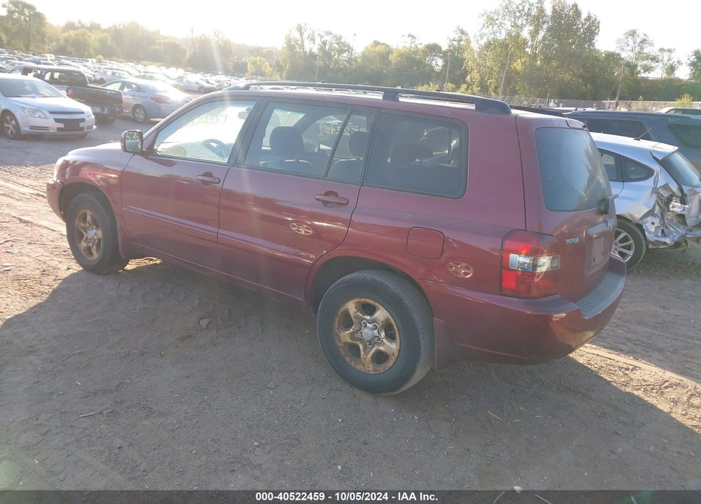 2004 TOYOTA HIGHLANDER VIN: JTEGD21A140079878