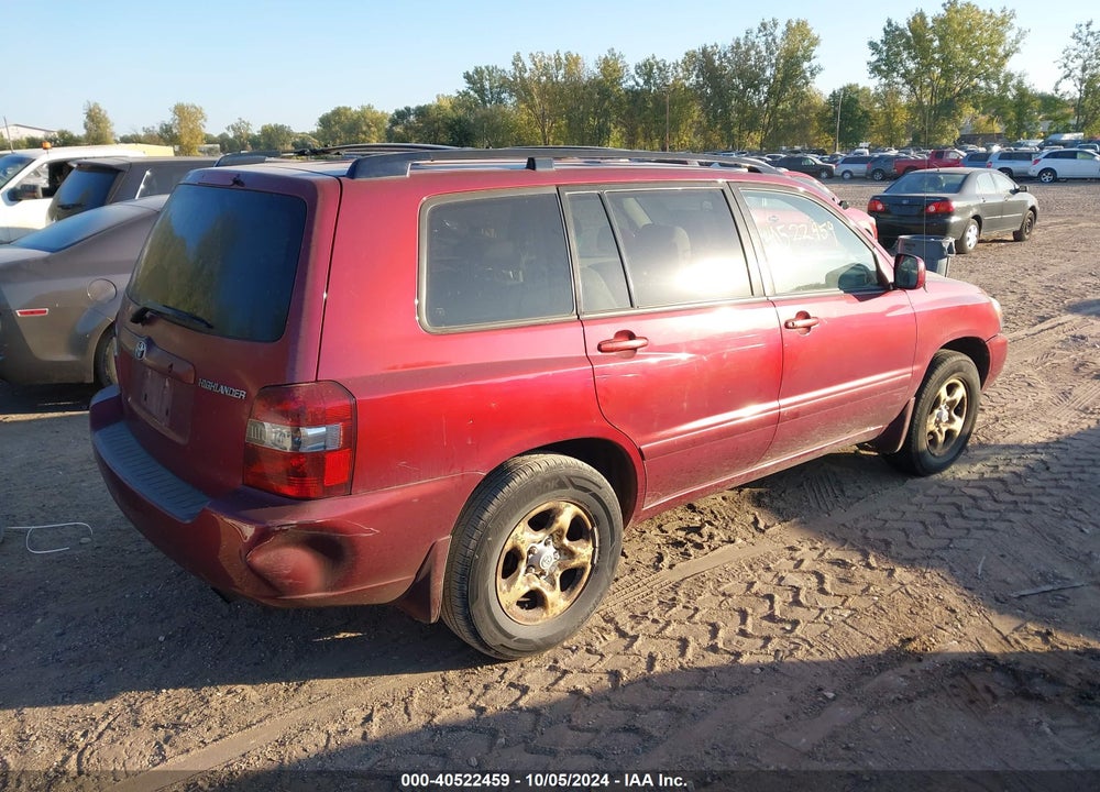 2004 TOYOTA HIGHLANDER VIN: JTEGD21A140079878
