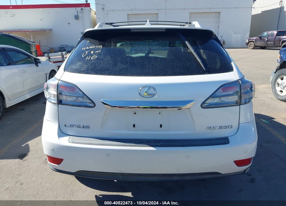 2010 LEXUS RX 350 VIN: JTJBK1BAXA2429079