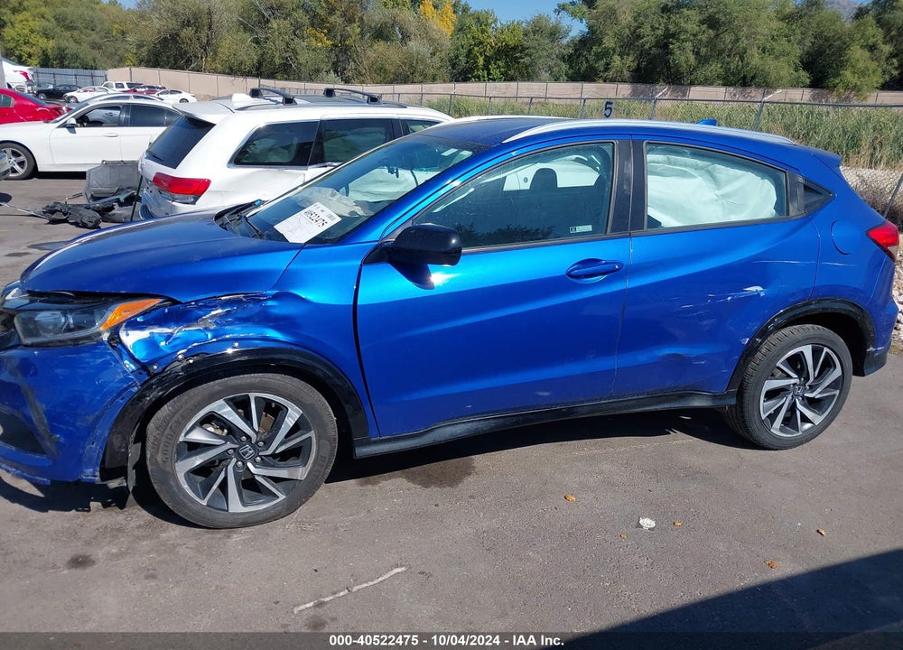 2019 HONDA HR-V SPORT VIN: 3CZRU6H1XKG720281