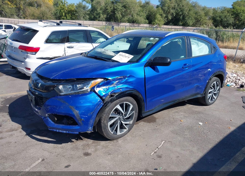 2019 HONDA HR-V SPORT VIN: 3CZRU6H1XKG720281