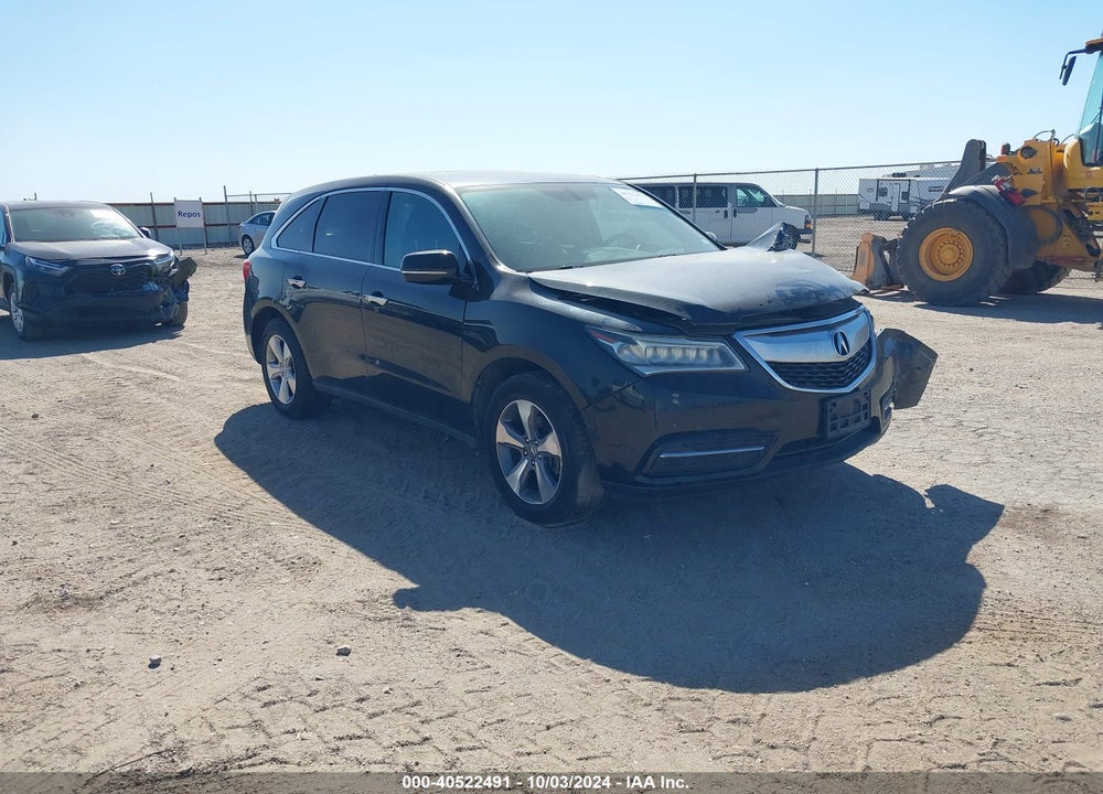 2014 ACURA MDX VIN: 5FRYD4H24EB008095