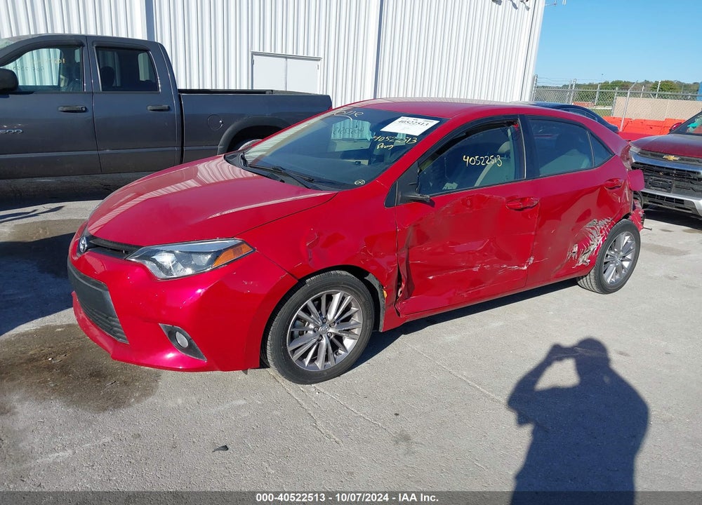 2014 TOYOTA COROLLA LE PLUS VIN: 2T1BURHE8EC125357