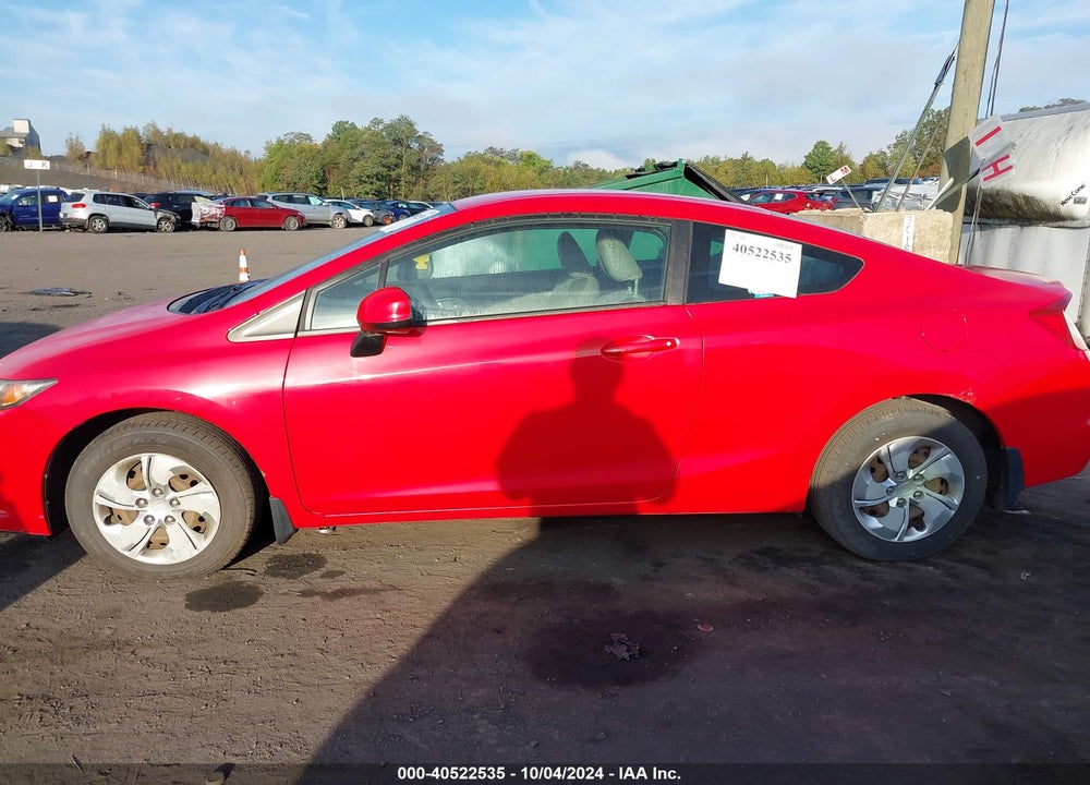 2013 HONDA CIVIC LX VIN: 2HGFG3B5XDH513663