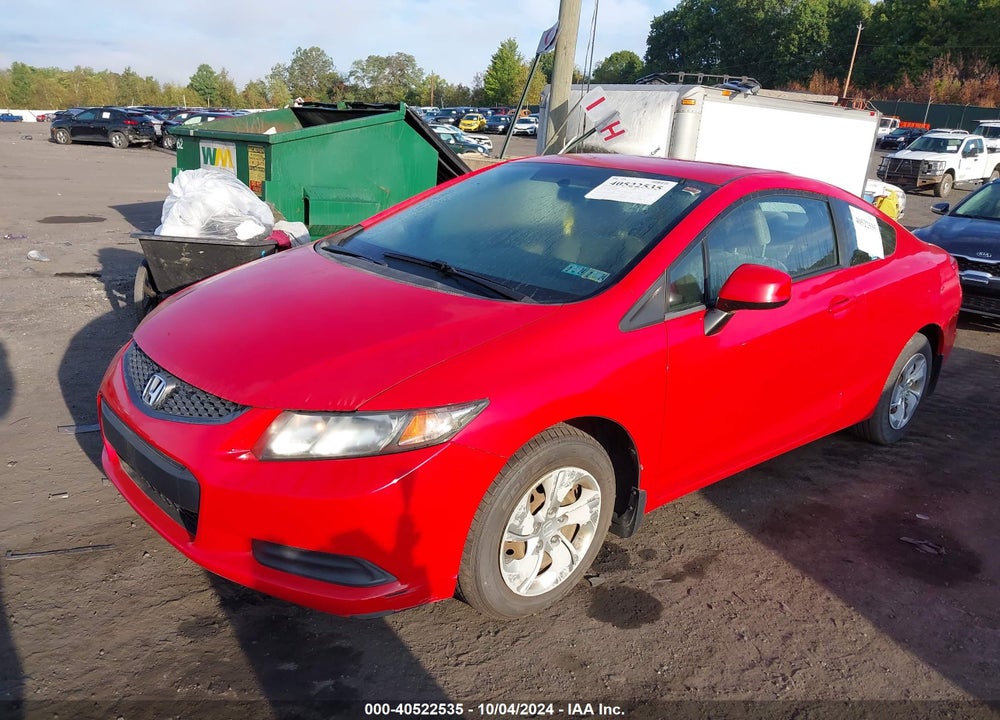 2013 HONDA CIVIC LX VIN: 2HGFG3B5XDH513663