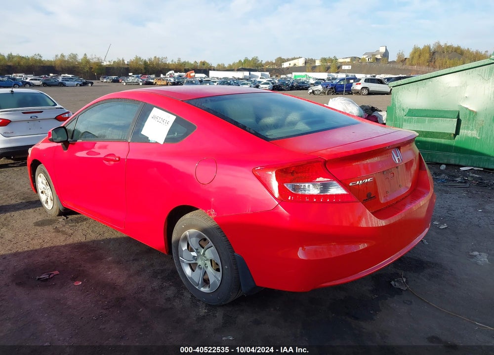 2013 HONDA CIVIC LX VIN: 2HGFG3B5XDH513663