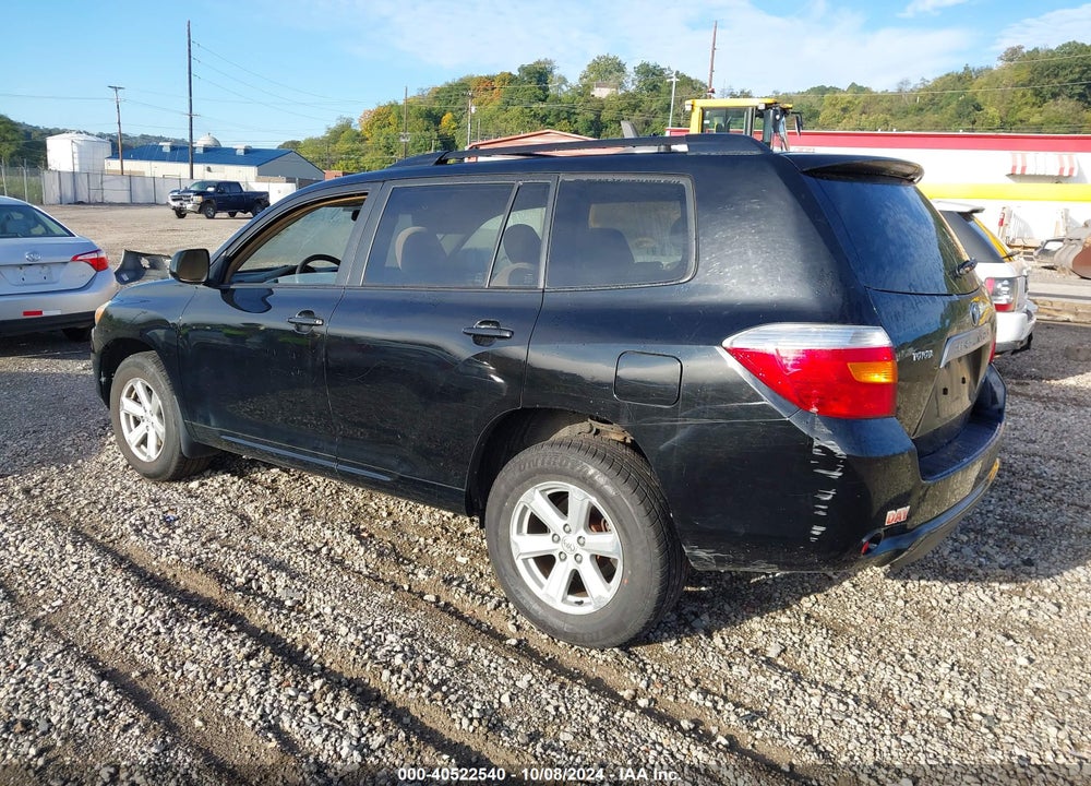 2008 TOYOTA HIGHLANDER VIN: JTEES41A182007288
