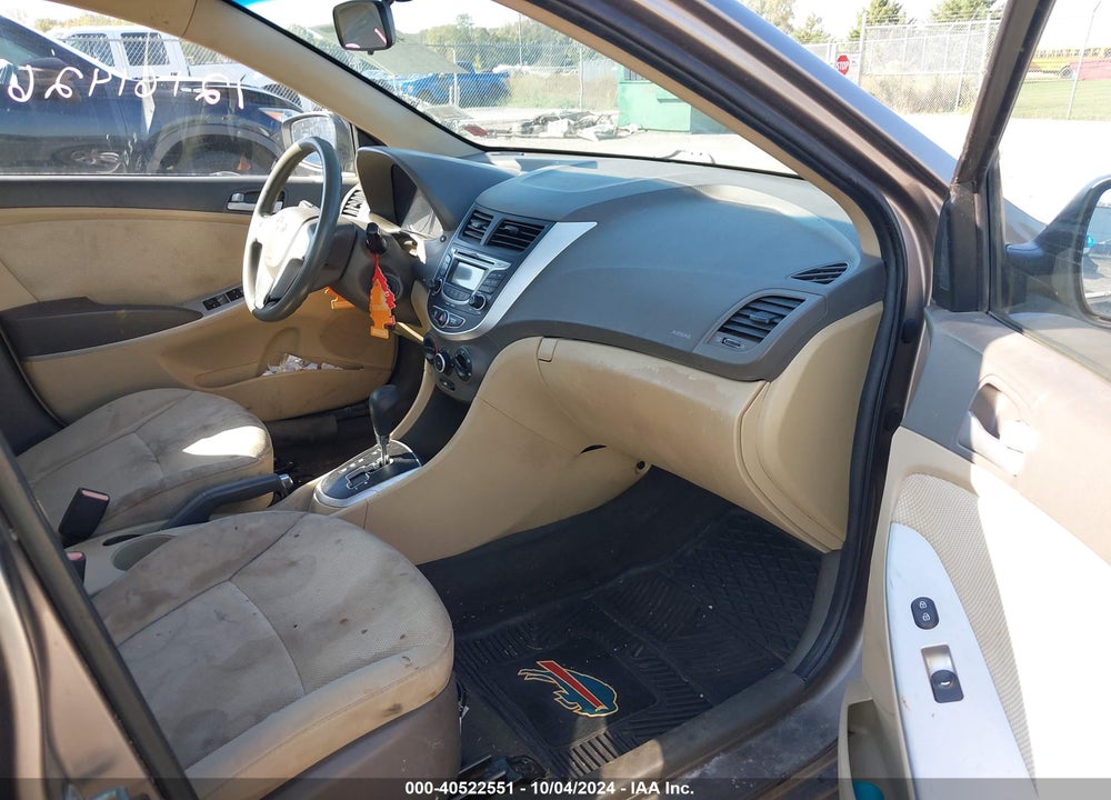 2013 HYUNDAI ACCENT GLS VIN: KMHCT4AE2DU441273