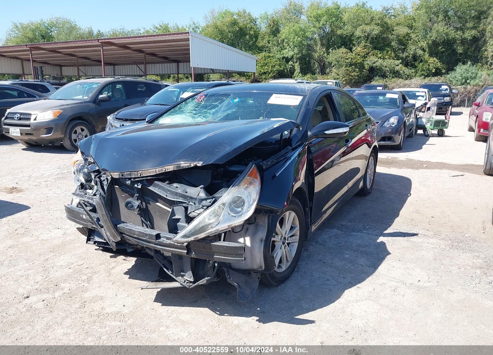 2014 HYUNDAI SONATA GLS VIN: 5NPEB4AC5EH850748