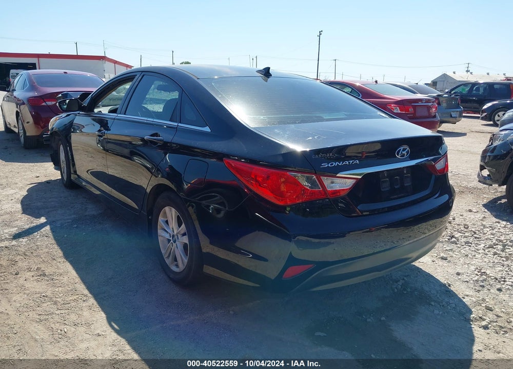 2014 HYUNDAI SONATA GLS VIN: 5NPEB4AC5EH850748