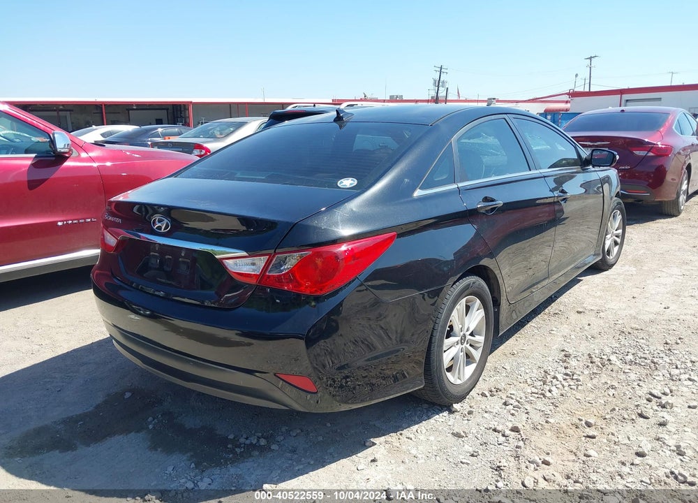 2014 HYUNDAI SONATA GLS VIN: 5NPEB4AC5EH850748