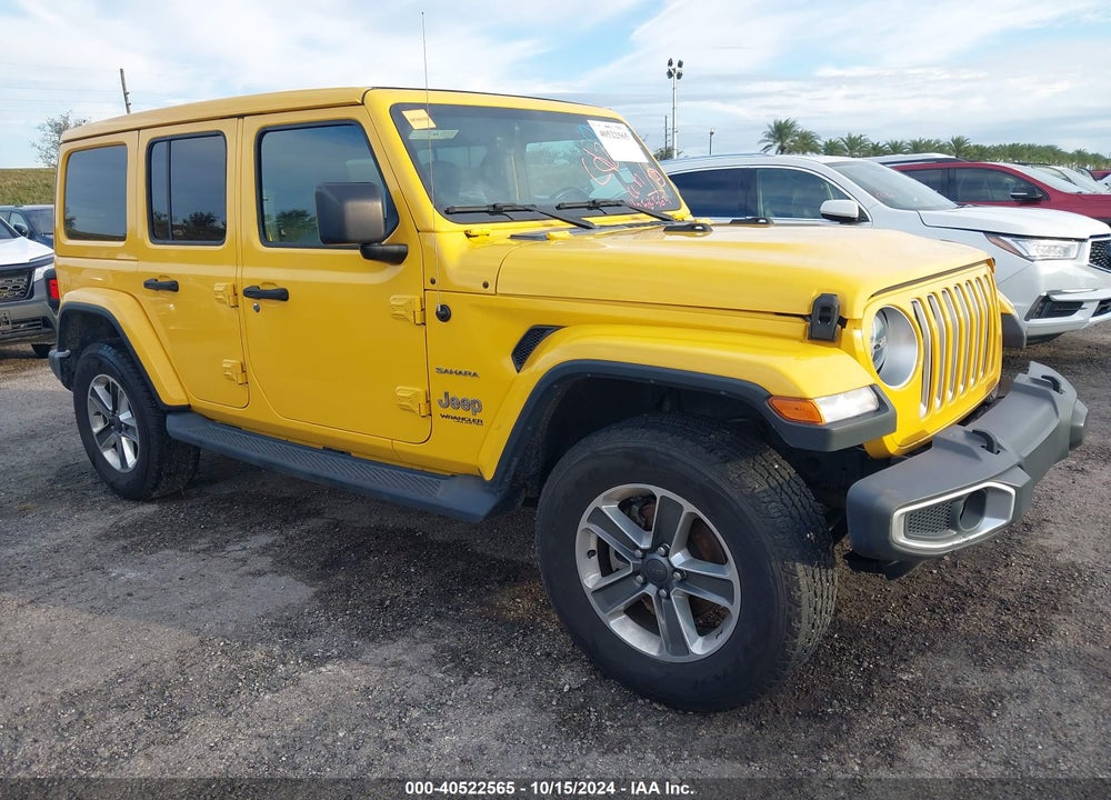 2019 ANGLER JEEP WR UNLIMITED SAHARA 4X4 VIN: 1C4HJXEG2KW527231