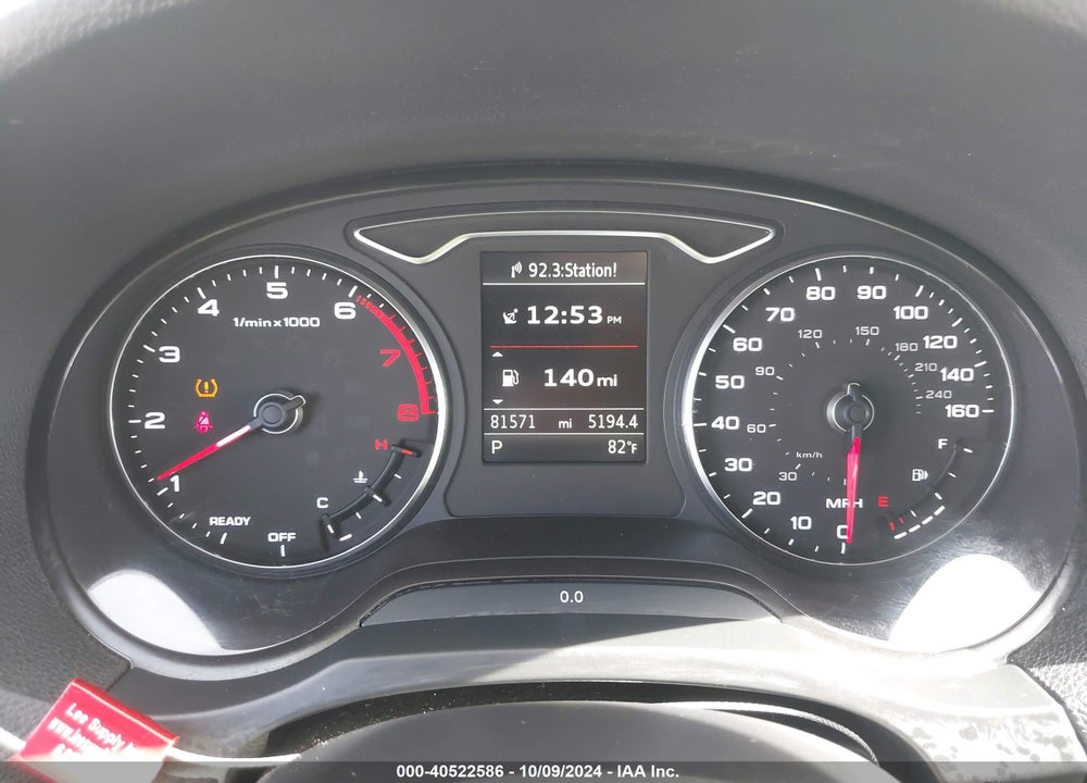 2016 AUDI A3 2.0T PREMIUM VIN: WAUB8GFF0G1028906