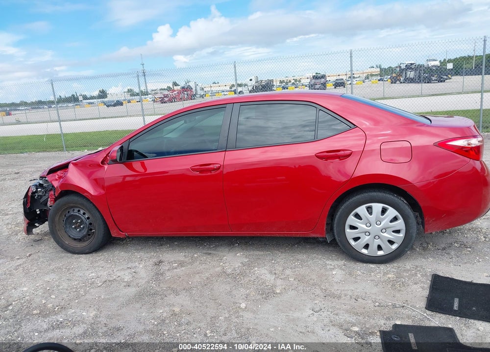 2019 TOYOTA COROLLA LE VIN: 2T1BURHE5KC202827