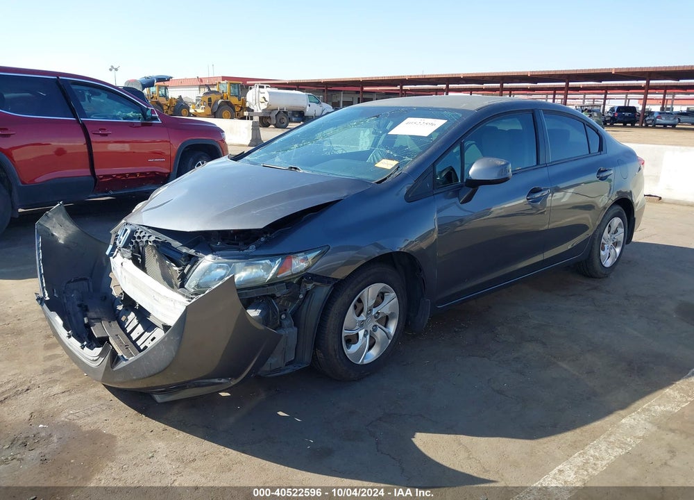 2013 HONDA CIVIC LX VIN: 2HGFB2F59DH546026