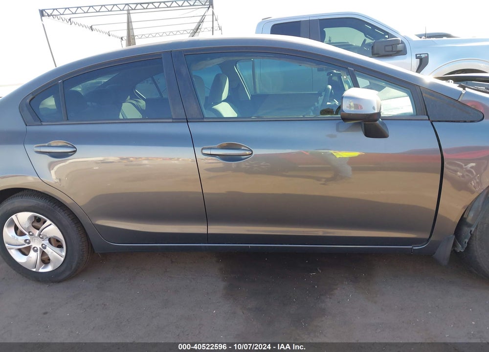 2013 HONDA CIVIC LX VIN: 2HGFB2F59DH546026