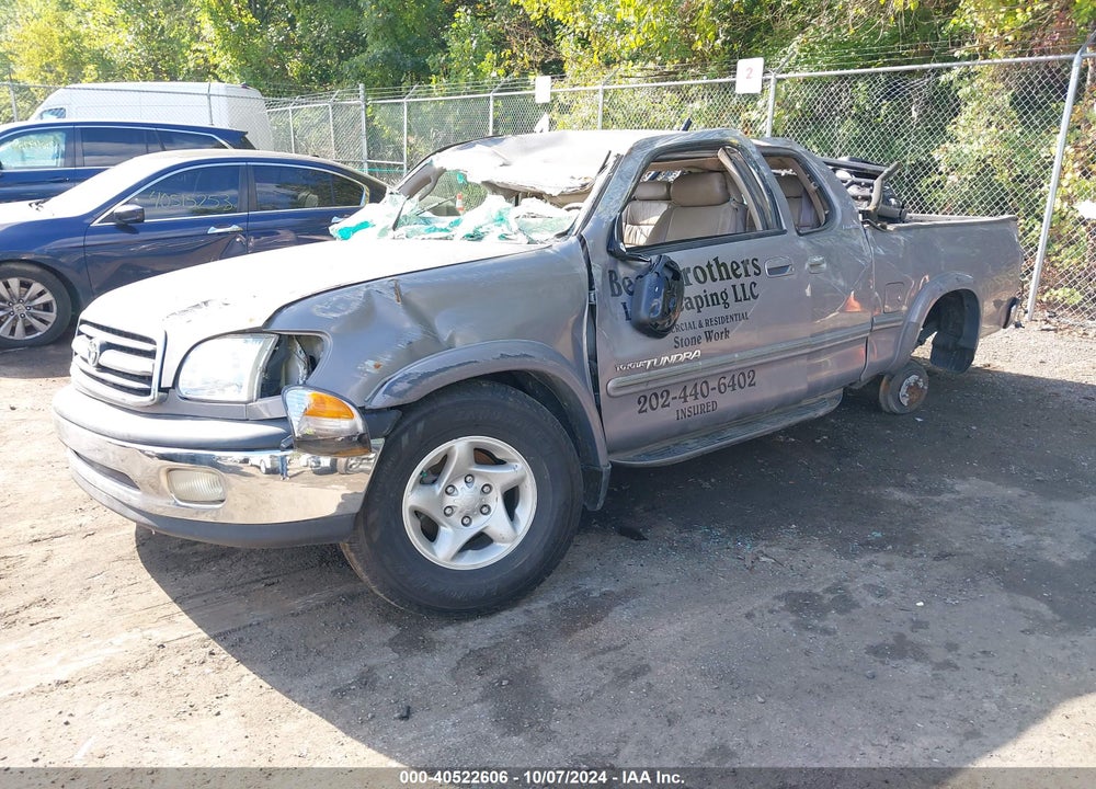 2001 TOYOTA TUNDRA LTD V8 VIN: 5TBRT38181S156419