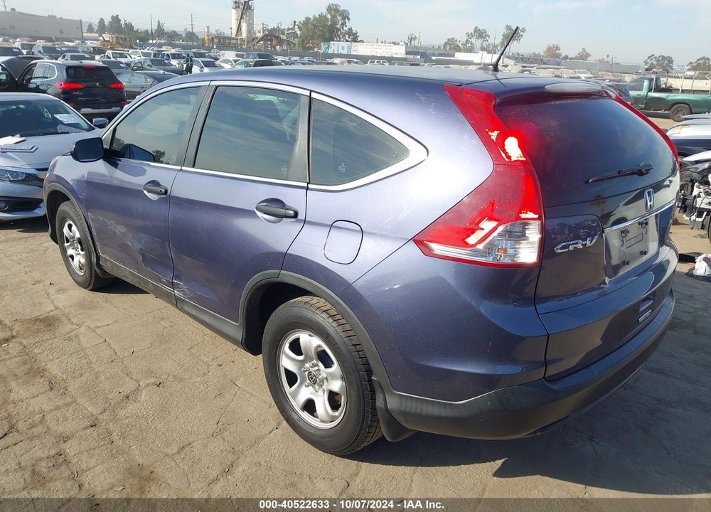 2013 HONDA CR-V LX VIN: 5J6RM3H30DL036734