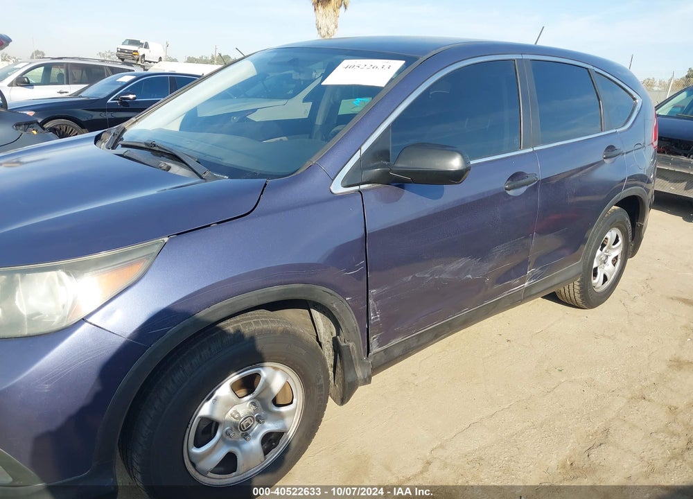 2013 HONDA CR-V LX VIN: 5J6RM3H30DL036734