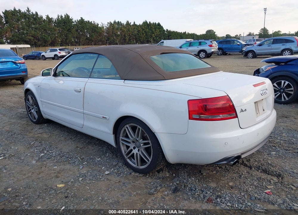 2009 AUDI A4 2.0T SPECIAL EDITION VIN: WAUDF48H39K007976