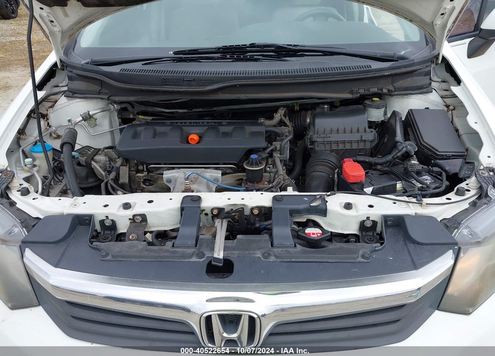 2012 HONDA CIVIC LX VIN: 2HGFB2F5XCH334718