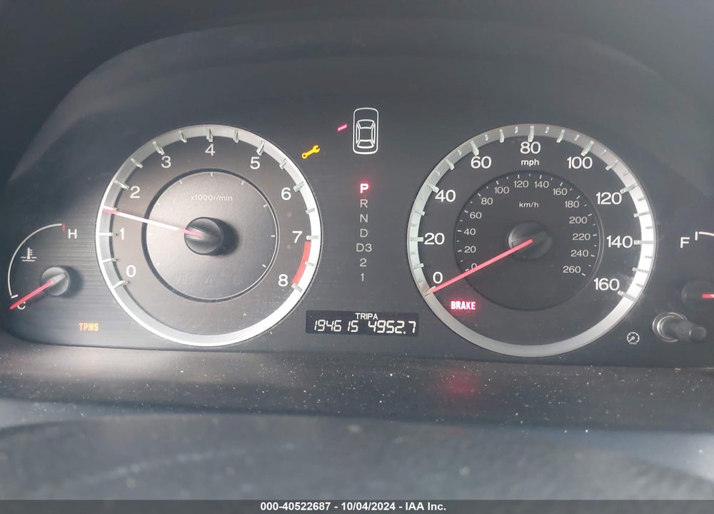 2009 HONDA ACCORD 2.4 EX VIN: JHMCP26789C014196