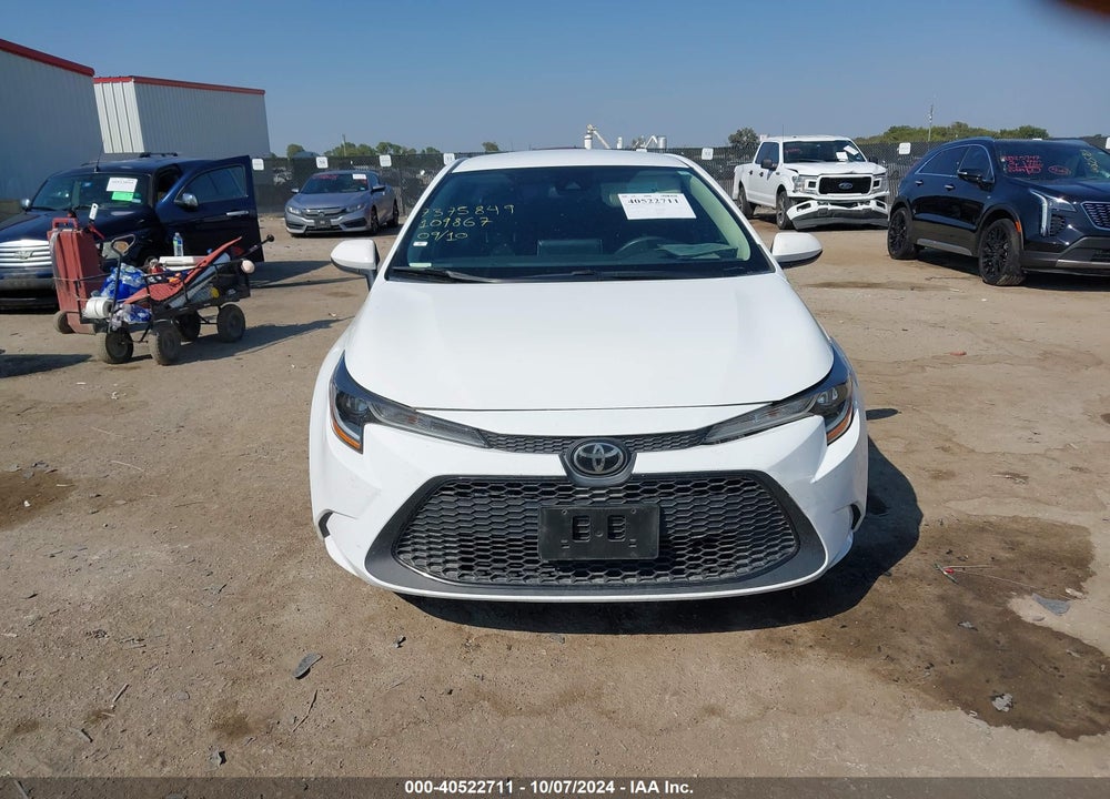 2020 TOYOTA COROLLA LE VIN: 5YFEPRAE1LP109867