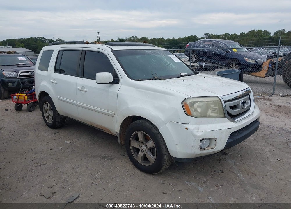 2010 HONDA PILOT EX-L VIN: 5FNYF3H61AB007781