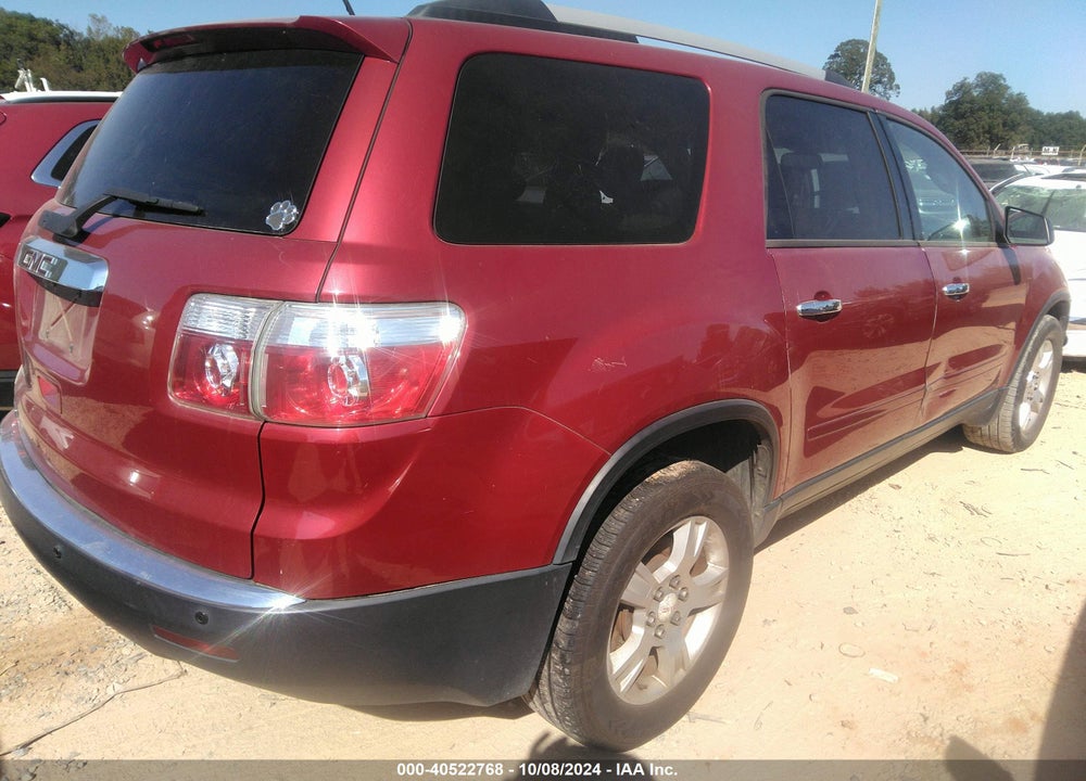 2012 GMC ACADIA SL VIN: 1GKKRNED4CJ295999