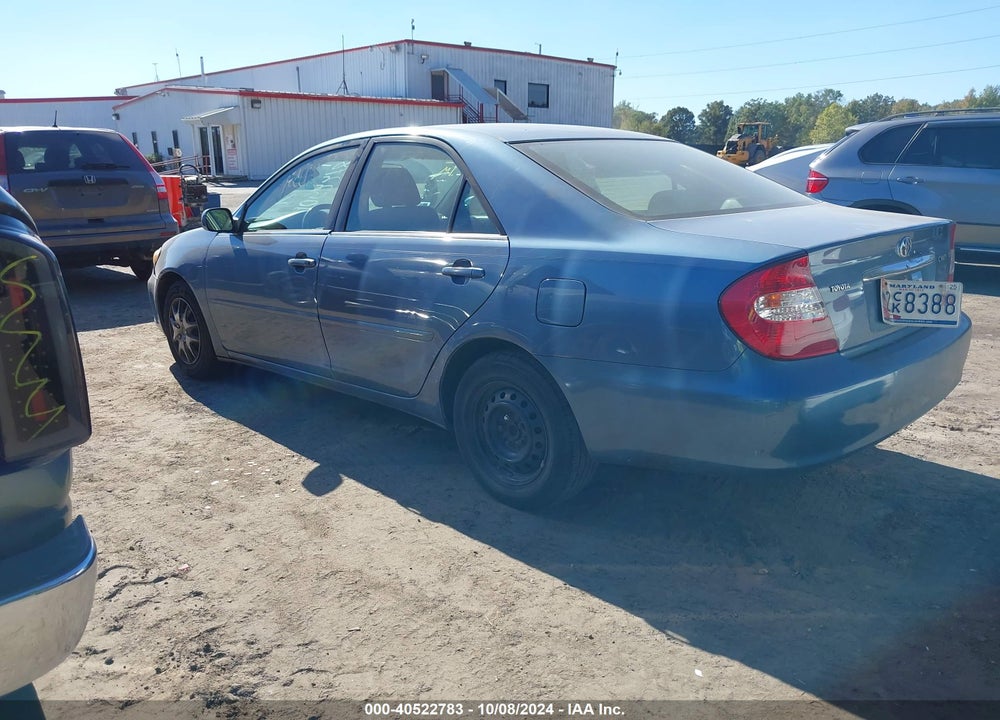 2003 TOYOTA CAMRY LE VIN: 4T1BE32K73U772417
