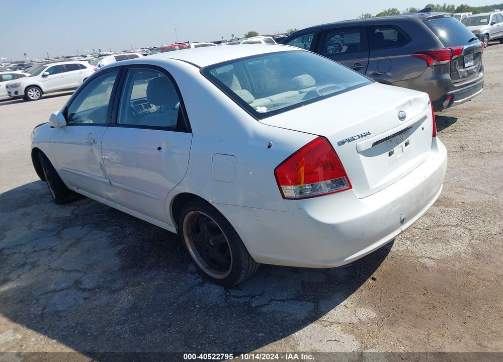 2009 KIA SPECTRA EX VIN: KNAFE221595634561