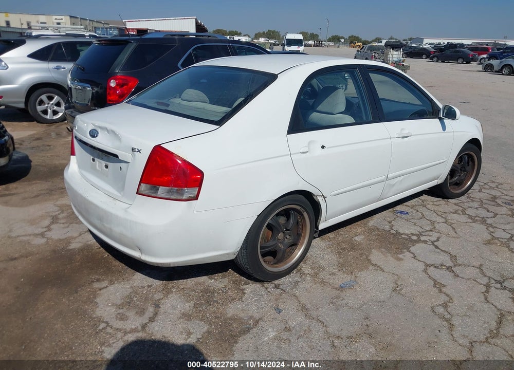 2009 KIA SPECTRA EX VIN: KNAFE221595634561