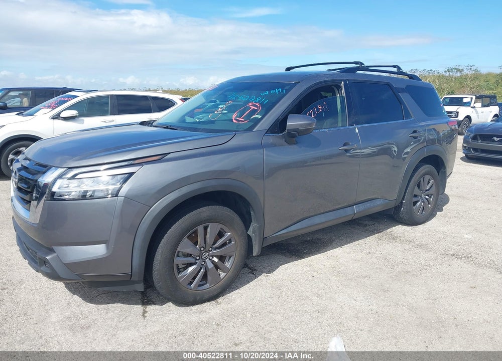 2022 PATHFINDER NISSAN  SV 2WD VIN: 5N1DR3BA4NC238191