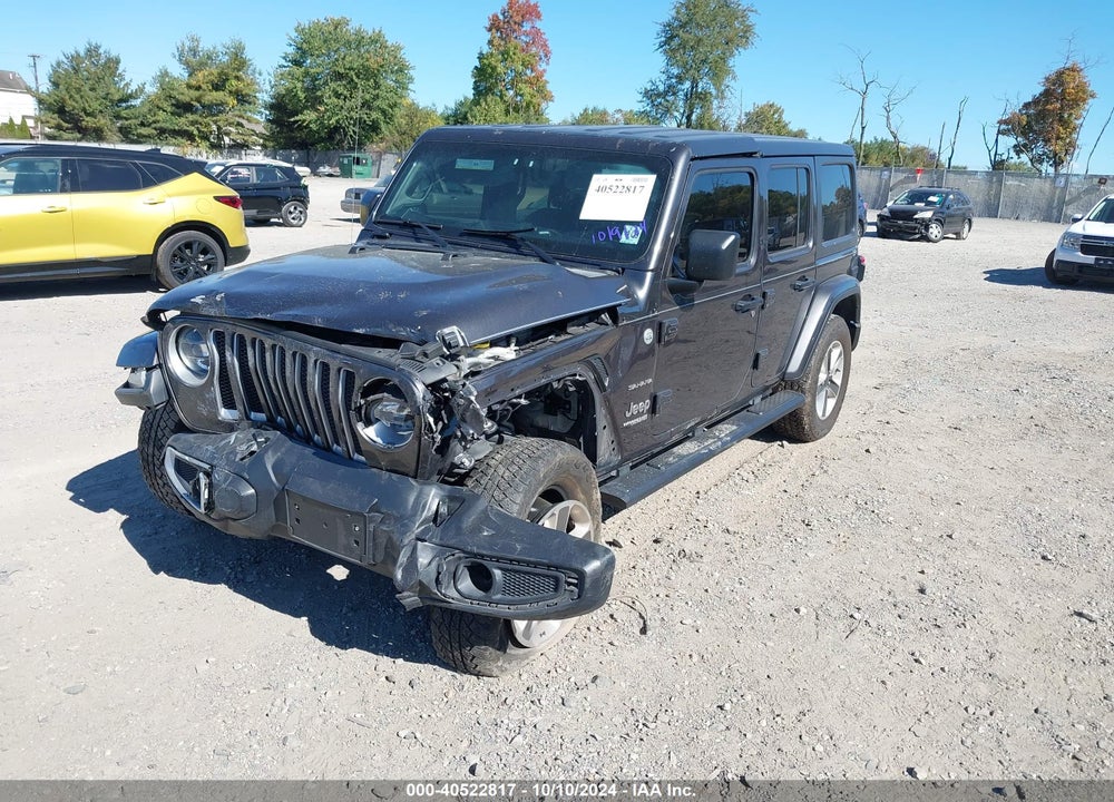 2020 JEEP WRANGLER UNLIMITED SAHARA 4X4 VIN: 1C4HJXEG3LW120763