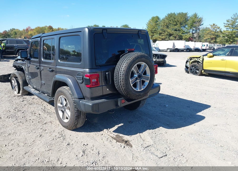 2020 JEEP WRANGLER UNLIMITED SAHARA 4X4 VIN: 1C4HJXEG3LW120763
