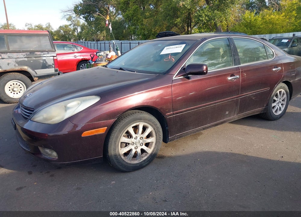 2003 LEXUS ES 300 VIN: JTHBF30G230089871