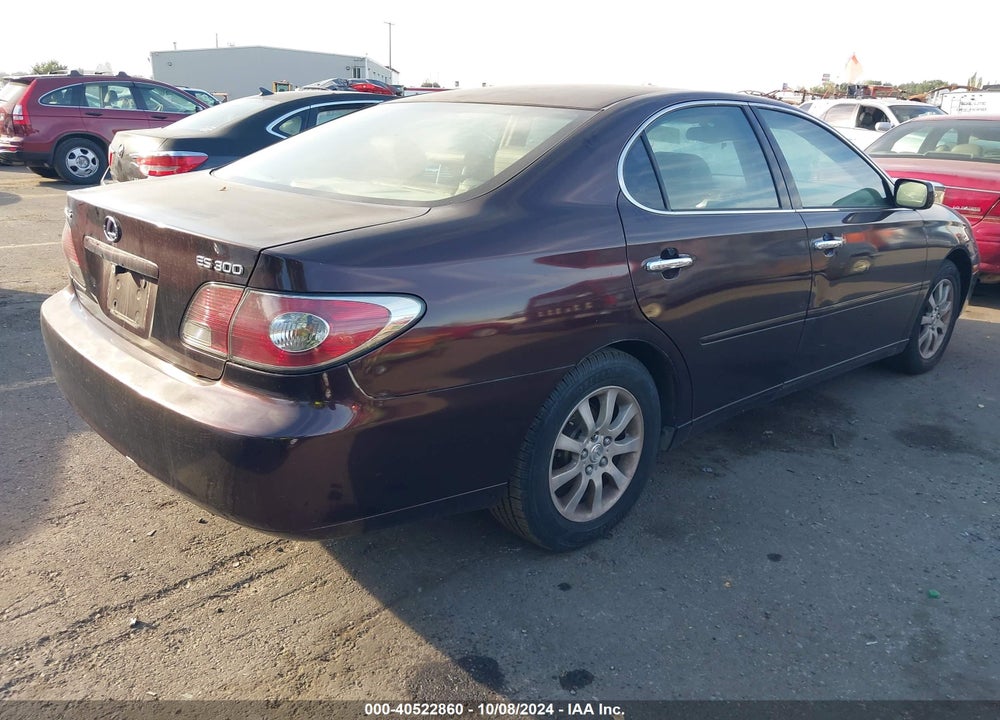 2003 LEXUS ES 300 VIN: JTHBF30G230089871