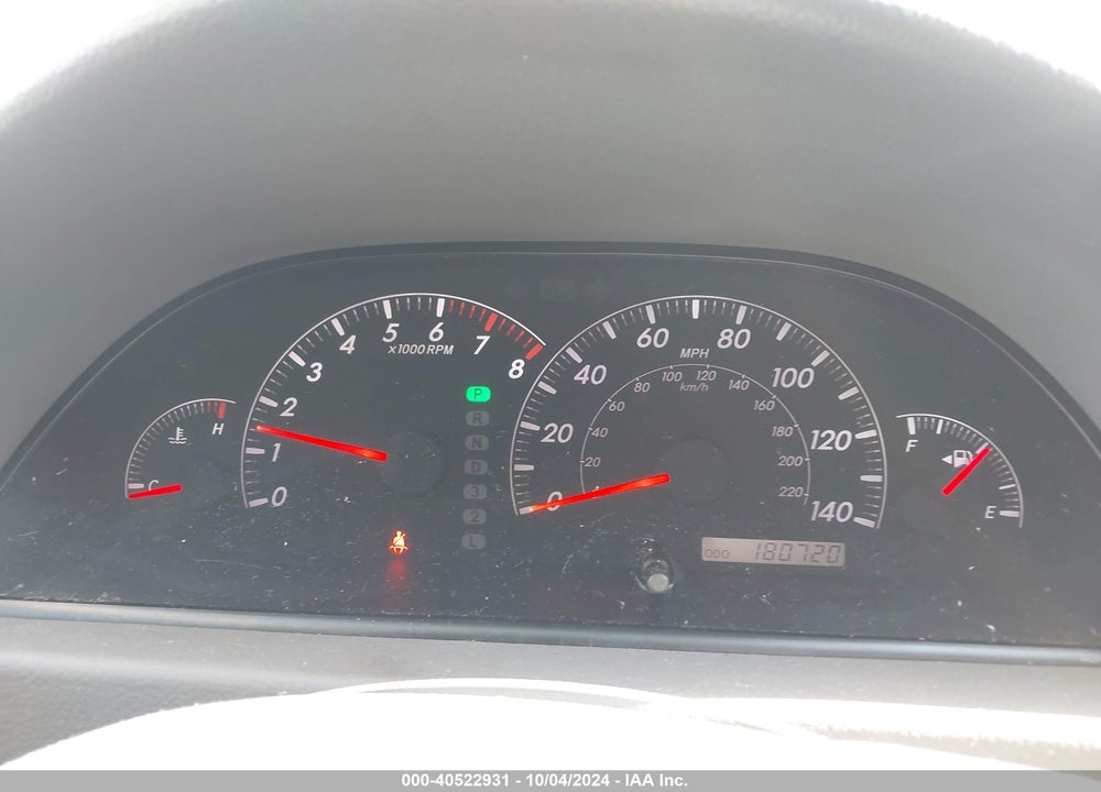 2005 TOYOTA CAMRY XLE V6 VIN: 4T1BF30K25U106200