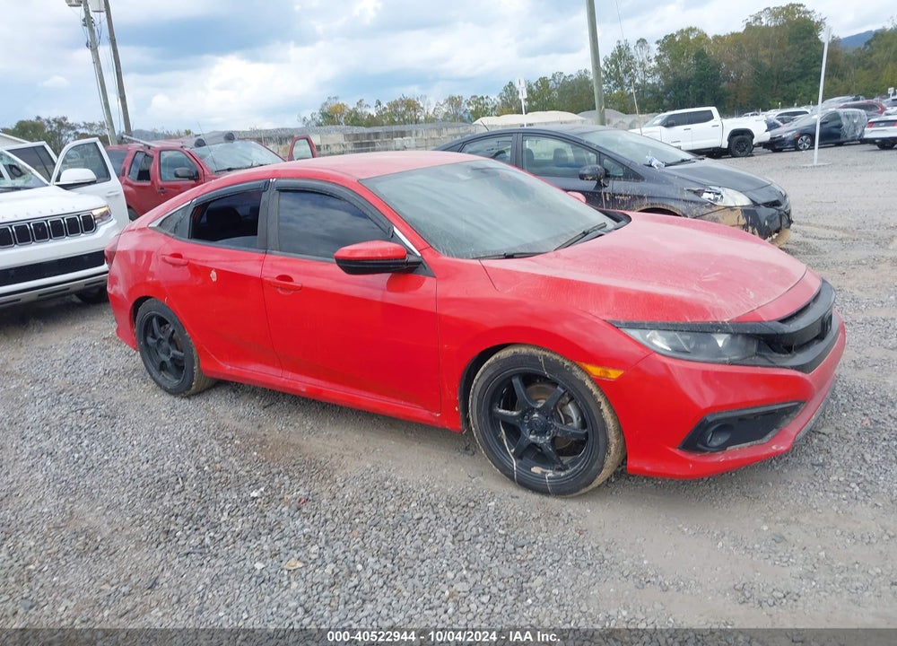 2019 HONDA CIVIC SPORT VIN: 2HGFC2F87KH598114
