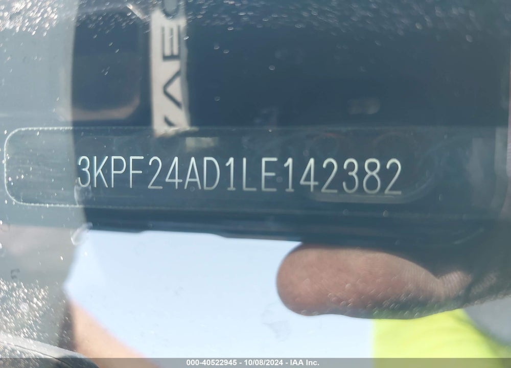 2020 KIA FORTE LXS VIN: 3KPF24AD1LE142382