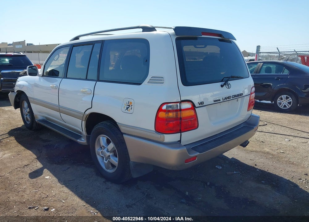 2001 TOYOTA LAND CRUISER VIN: JTEHT05J312012916