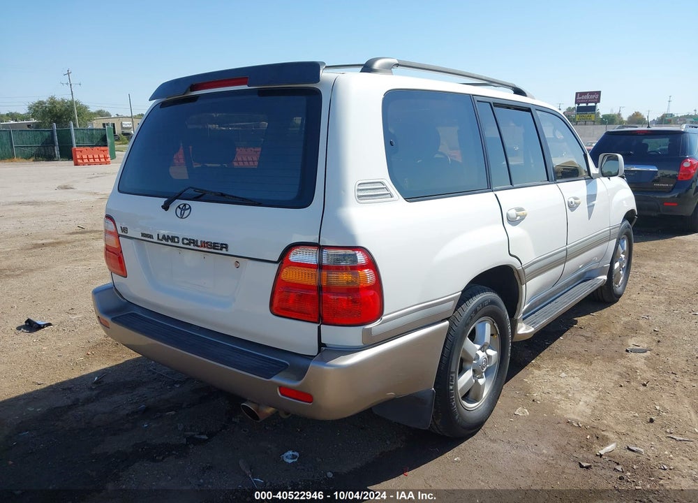 2001 TOYOTA LAND CRUISER VIN: JTEHT05J312012916