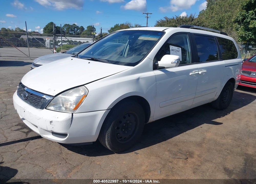 2012 KIA SEDONA LX VIN: KNDMG4C75C6458762