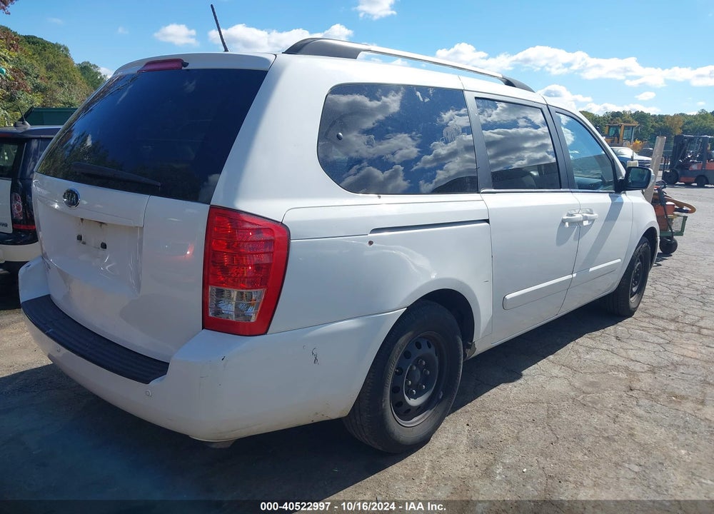 2012 KIA SEDONA LX VIN: KNDMG4C75C6458762