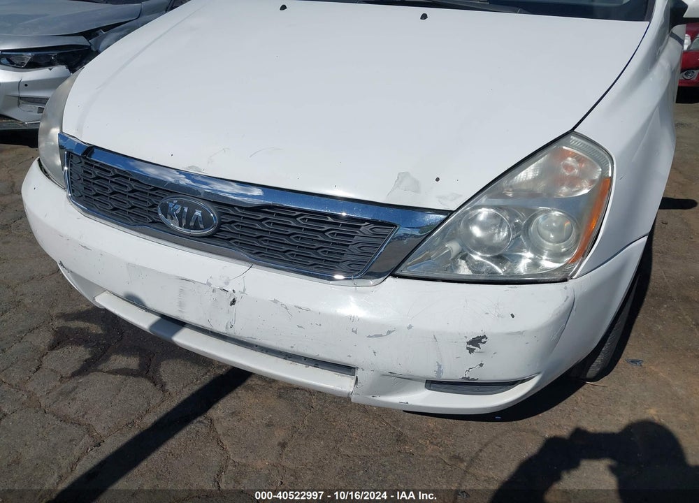 2012 KIA SEDONA LX VIN: KNDMG4C75C6458762